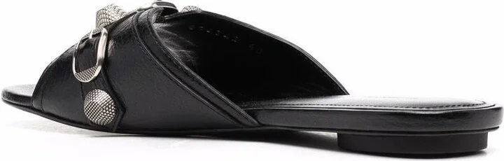 Women's Cagole Leather Sandals - Image 2