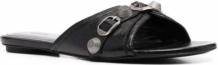 Women's Cagole Leather Sandals - Image 5
