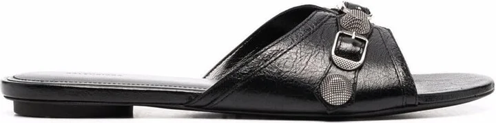 Women's Cagole Leather Sandals - Image 6