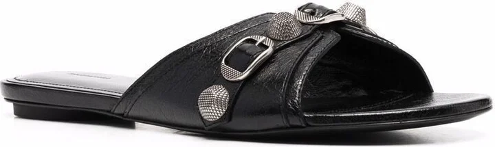 Women's Cagole Leather Sandals - Image 11