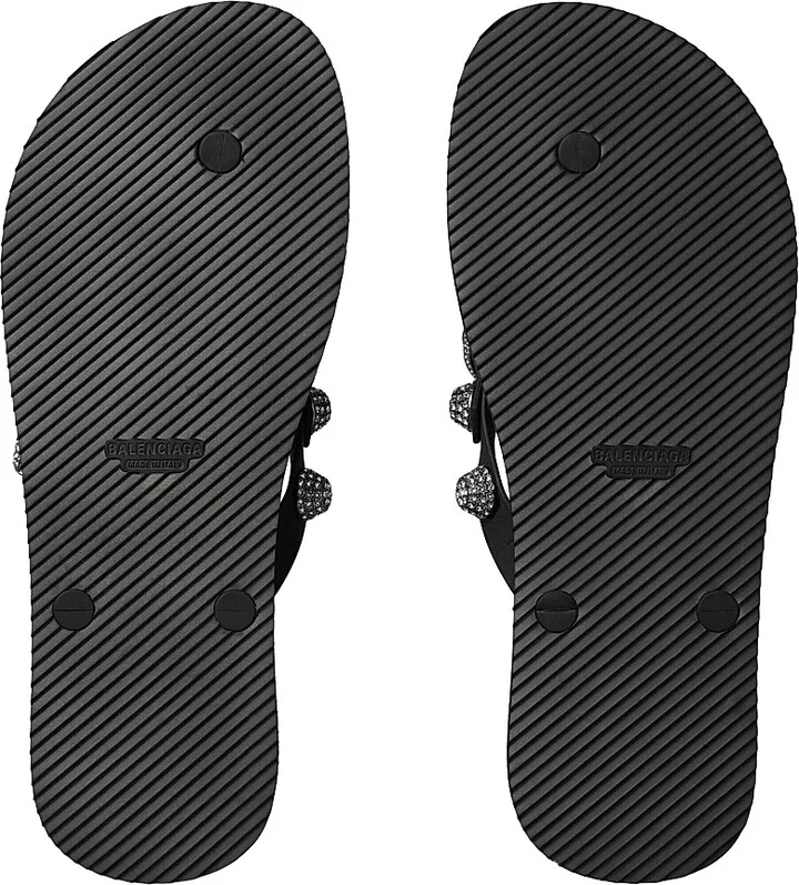 Women's Cagole Thong Sandals - Black - Size 6 - Image 7