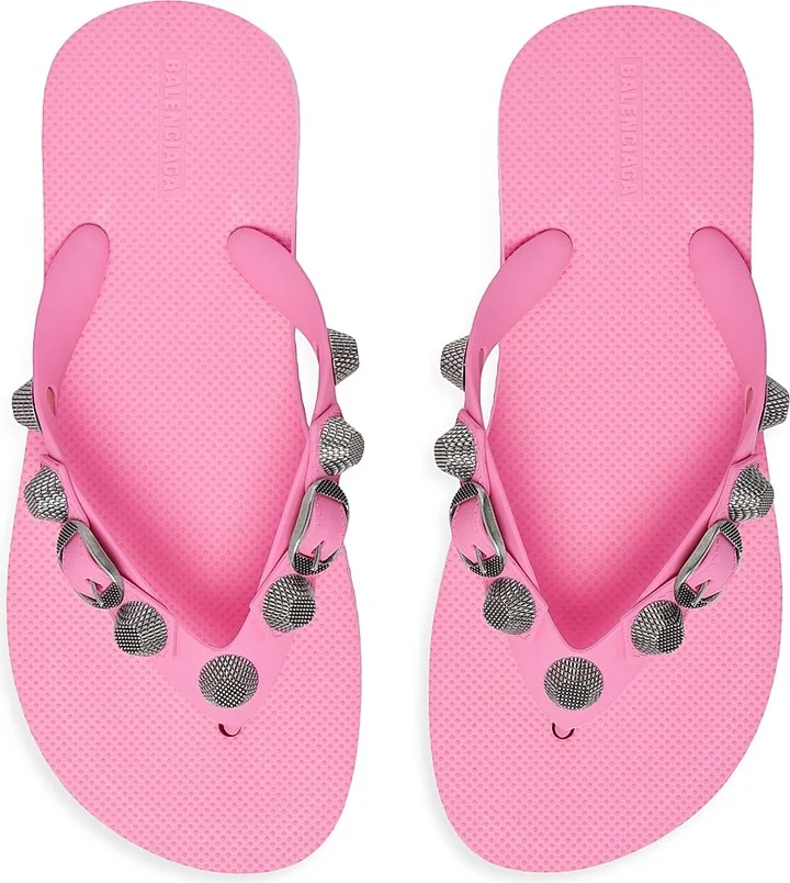 Women's Cagole Thong Sandals - Light Pink - Size 5 - Image 5