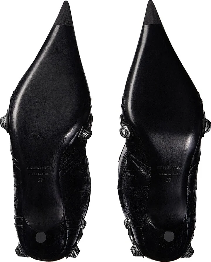 Women's Cagole Wide Boots - Black - Size 5 - Image 7