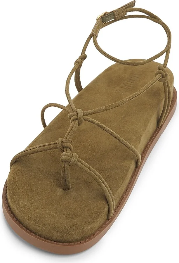 Women's Calabria Sporty Suede Sandals - Matcha - Size 6.5 - Image 4
