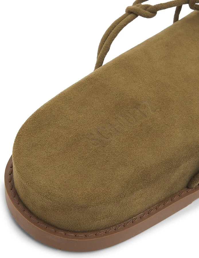 Women's Calabria Sporty Suede Sandals - Matcha - Size 6.5 - Image 6