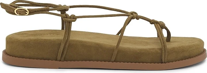 Women's Calabria Sporty Suede Sandals - Matcha - Size 6.5