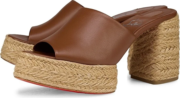 Women's Calakala Leather 85MM Mules - Cuoio - Size 6 - Image 2