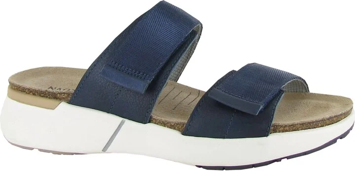 Women's Calliope Sandal In Ink Leather/navy