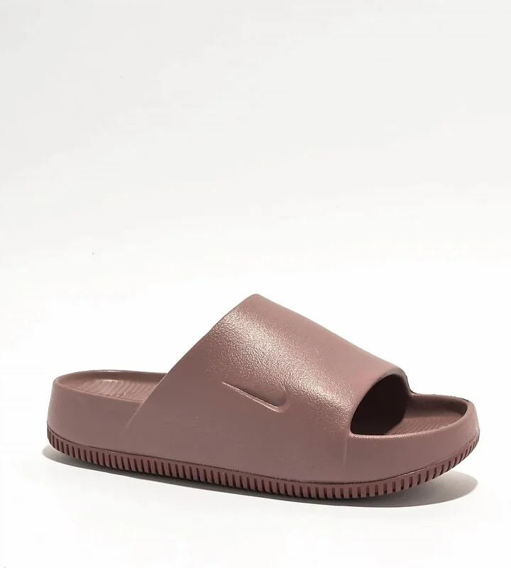 Women's Calm Slide Sandal In Smokey Mauve
