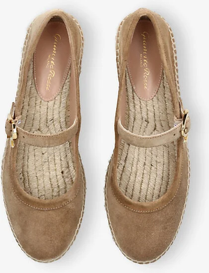 Womens Camel Elda Suede Espadrilles Eur 41 / 8 Uk Women - Image 2