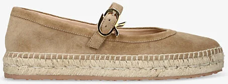Womens Camel Elda Suede Espadrilles Eur 41 / 8 Uk Women