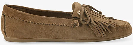 Womens Camel Nila Suede Loafers Eur 38/5 Uk Women