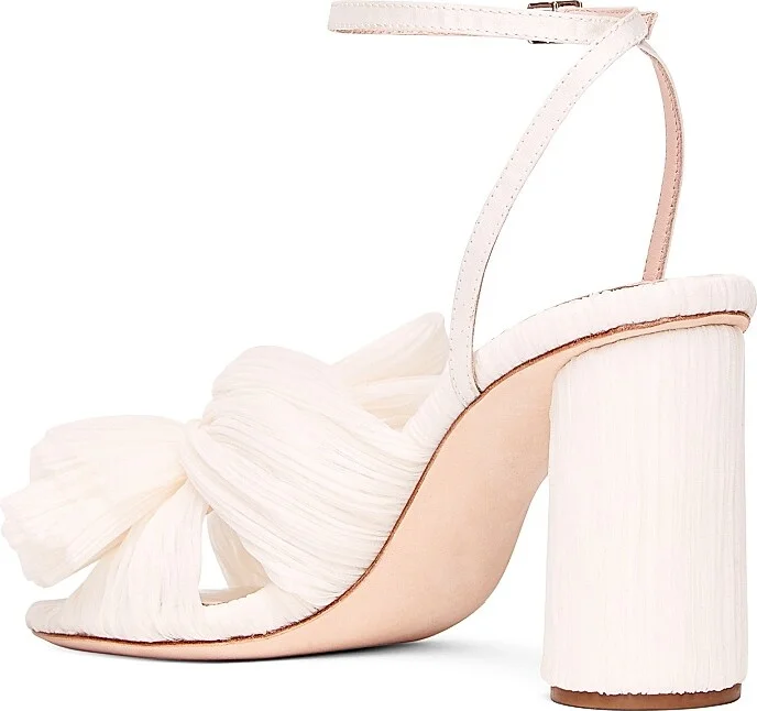 Women's Camellia Knotted Sandals - Pearl - Size 5 - Image 3