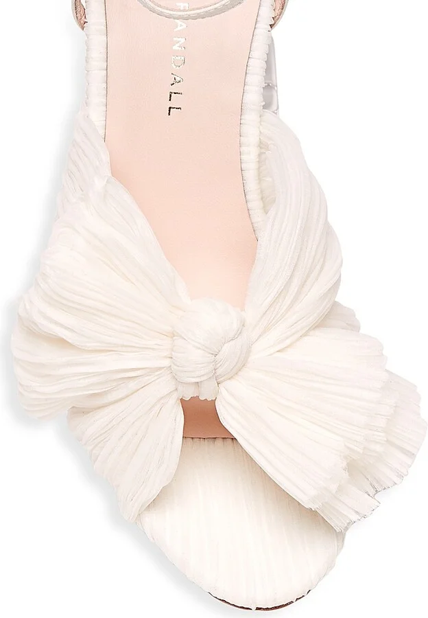 Women's Camellia Knotted Sandals - Pearl - Size 5 - Image 4