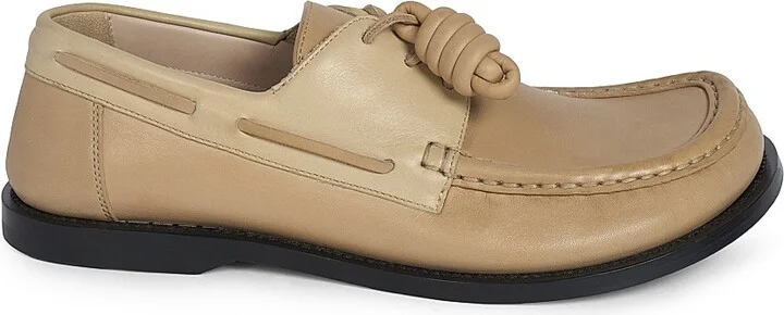Women's Campo Leather Boat Shoes - Cinnamon Sand - Size 6