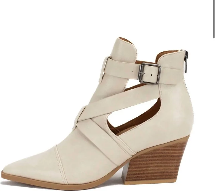 Women's Canoly Cut-Out Bootie In White