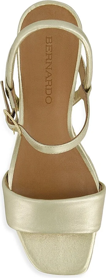 Women's Canto Platform Heeled Sandals - Champagne - Size 6 - Image 3