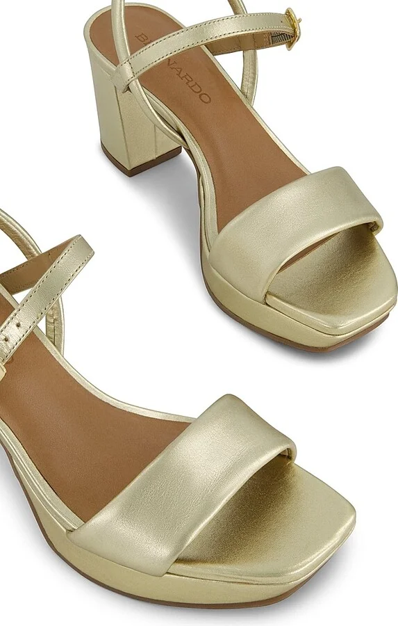 Women's Canto Platform Heeled Sandals - Champagne - Size 6 - Image 5
