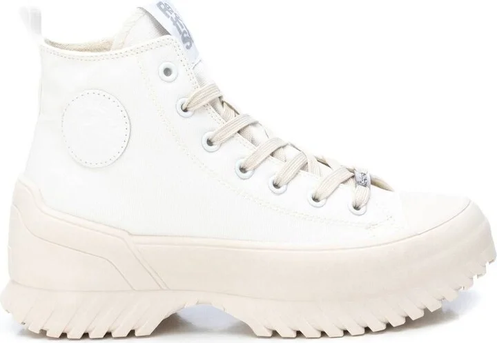 Women's Canvas Platform High-Top Sneakers By XTI_