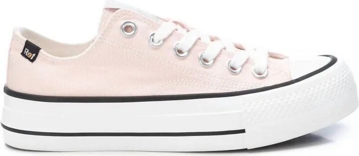 Women's Canvas Sneakers In Light/pastel Pink