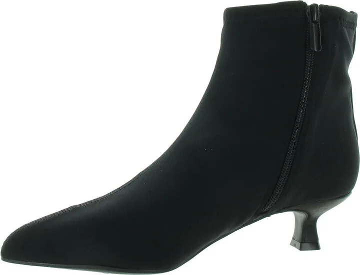 Womens Canvas Stretch Ankle Boots