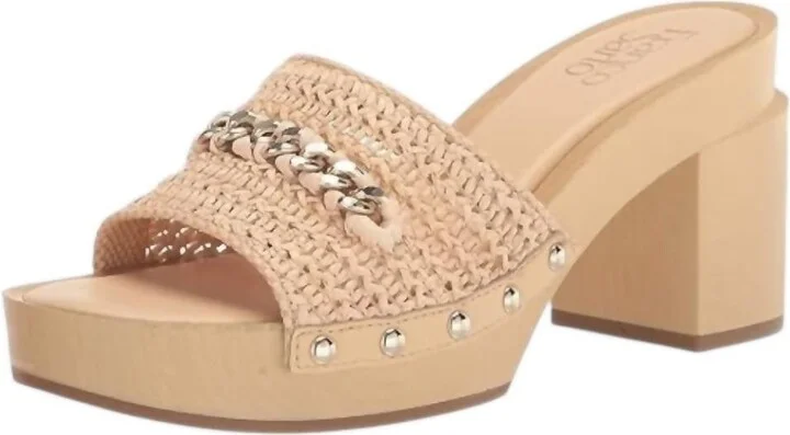 Women's Capri Clog Heels In Crudo Sy