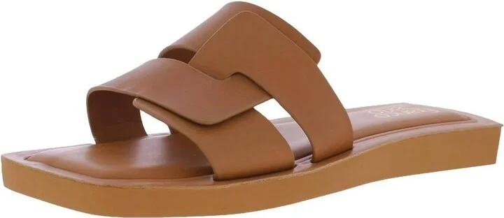Women's Capri Slide Slip On In Cuoio Leather