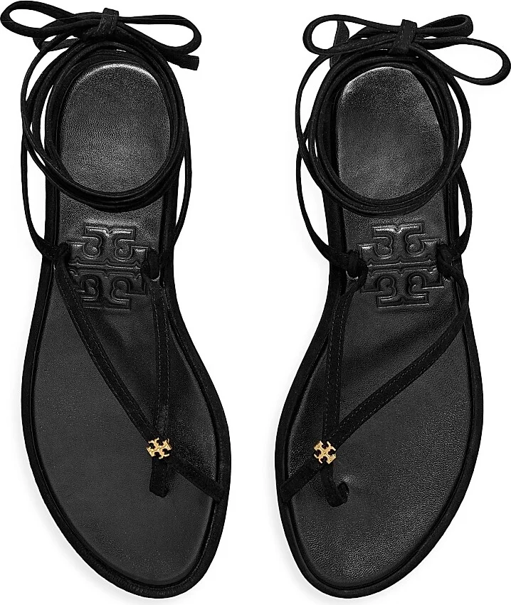 Women's Capri Wrap-Up Sandals - Black - Size 10 - Image 3