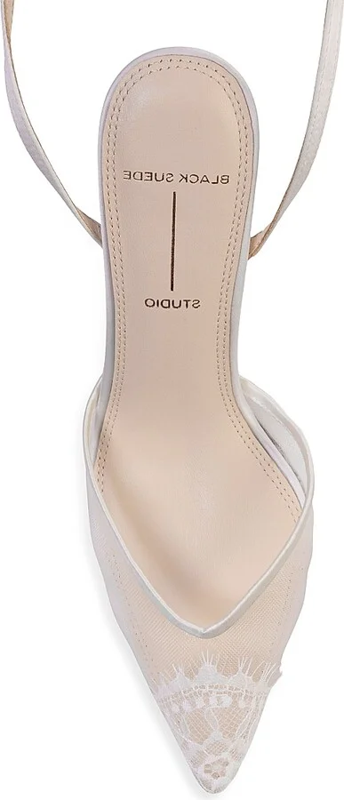 Women's Cara 80MM Mesh Sandals - White Mesh - Size 5 - Image 5