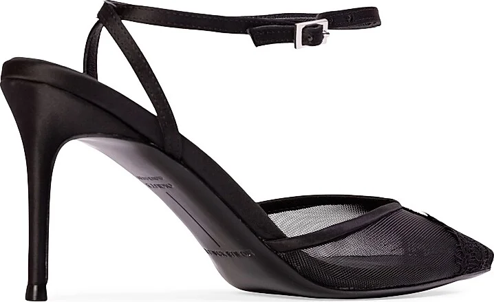 Women's Cara 80MM Mesh Sandals - White Mesh - Size 5 - Image 9