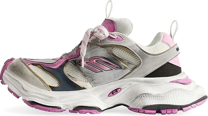 Women's Cargo Sneakers - Grey Pink - Size 8 - Image 6