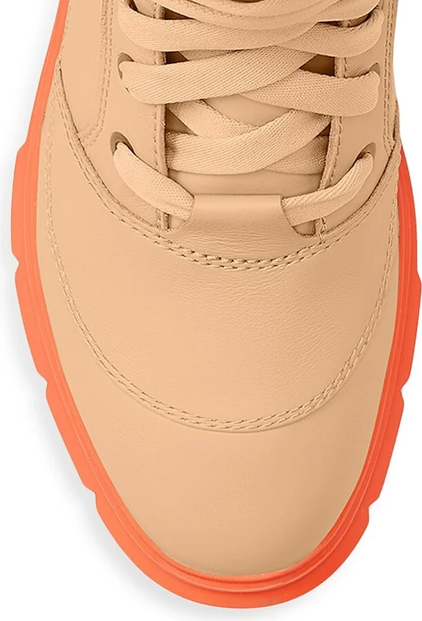 Women's Caribou X Lace-Up Boots - Orange - Size 5 - Image 4