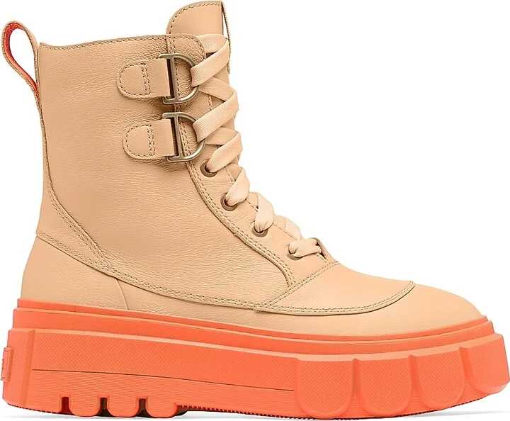 Women's Caribou X Lace-Up Boots - Orange - Size 5