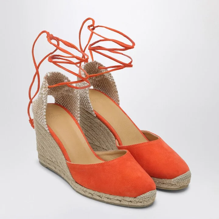 Women's Carina 8/007 Papaya-Coloured Espadrilles