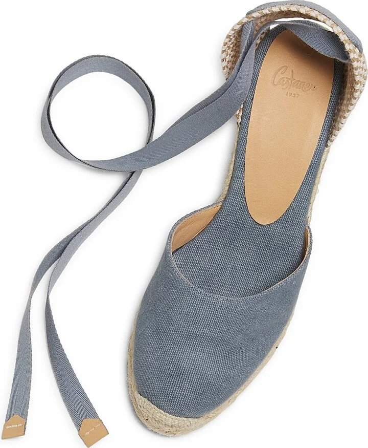 Women's Carina Cotton Canvas Espadrilles - Citadel Denim Blue - Size 8 - Image 4