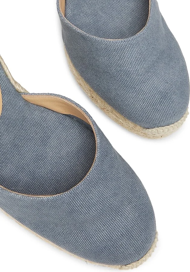Women's Carina Cotton Canvas Espadrilles - Citadel Denim Blue - Size 8 - Image 6