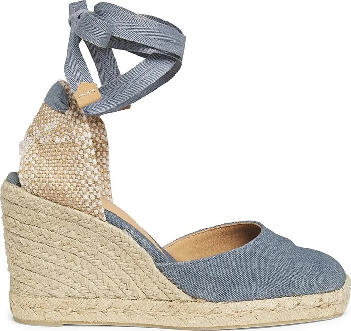 Women's Carina Cotton Canvas Espadrilles - Citadel Denim Blue - Size 8