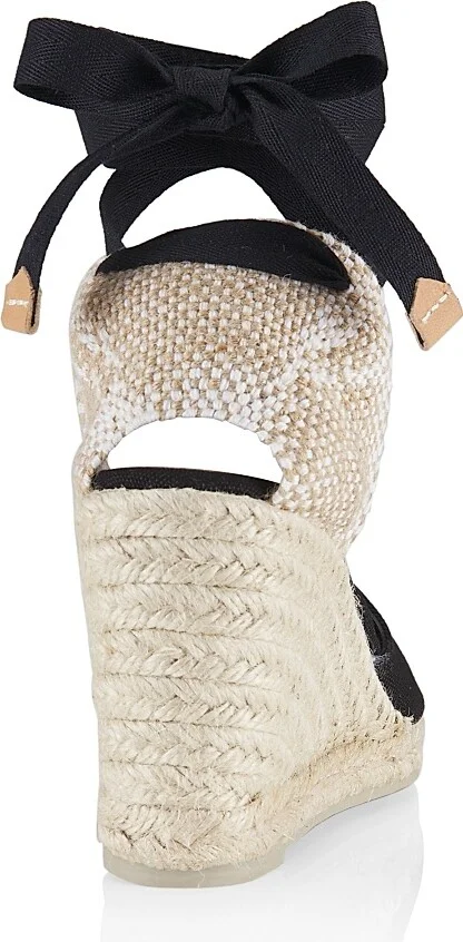 Women's Carina Espadrille Wedges - Black - Size 5 - Image 3