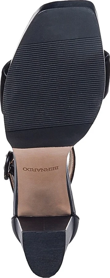 Women's Carla Leather Platform Sandals - Black - Size 6 - Image 7