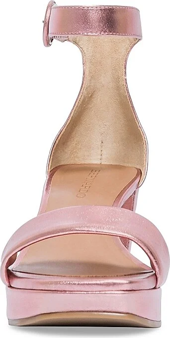 Women's Carla Leather Platform Sandals - Champagne - Size 6 - Image 10