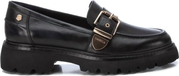 Women's Carmela Collection Leather Loafer In Black
