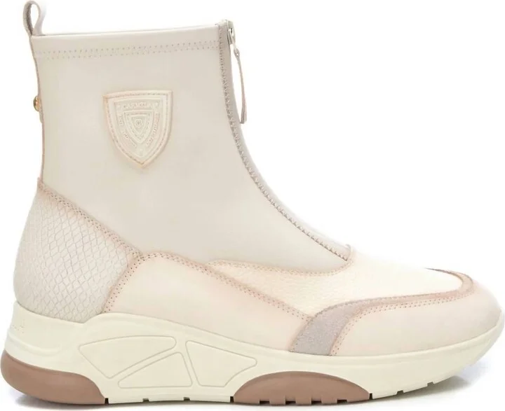 Women's Carmela Leather Casual Booties In Ice