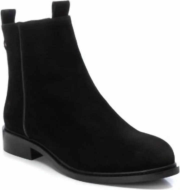 Women's Carmela Suede Booties In Black