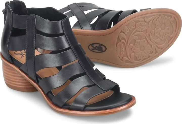 Women's Carmen Strappy Sandal In Black