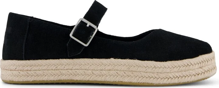 Womens Carolina Mary Jane Espadrille Suede
