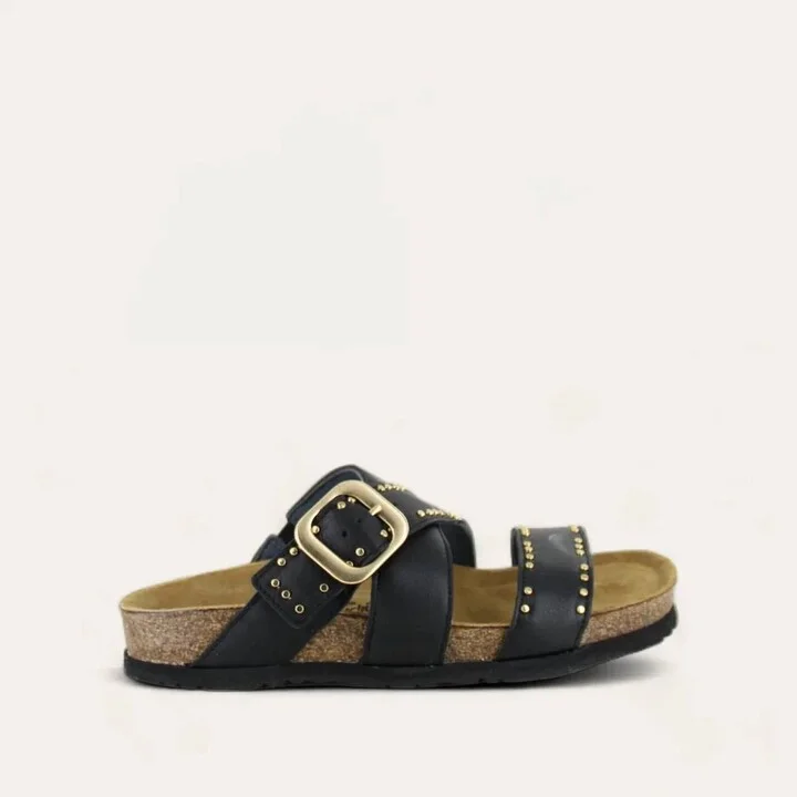 Women's Carolina Sandals In Soft Black