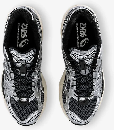 Womens Carrier Grey Black Gel-Kayano 14 Mesh Low-Top Trainers 10 - Image 2