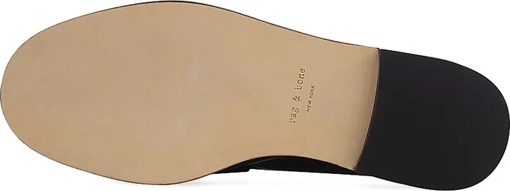 Women's Carter 20MM Leather Mules - Black - Size 5 - Image 3