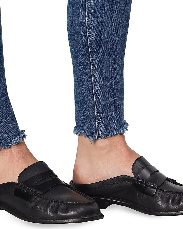 Women's Carter 20MM Leather Mules - Black - Size 5 - Image 4