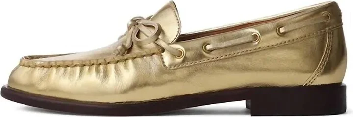 Women's Carter Boat Shoes In Gold
